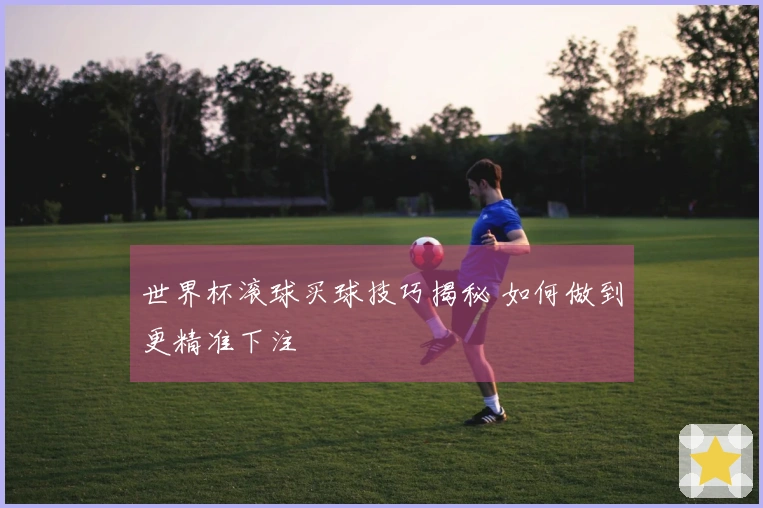 世界杯滚球买球技巧揭秘 如何做到更精准下注