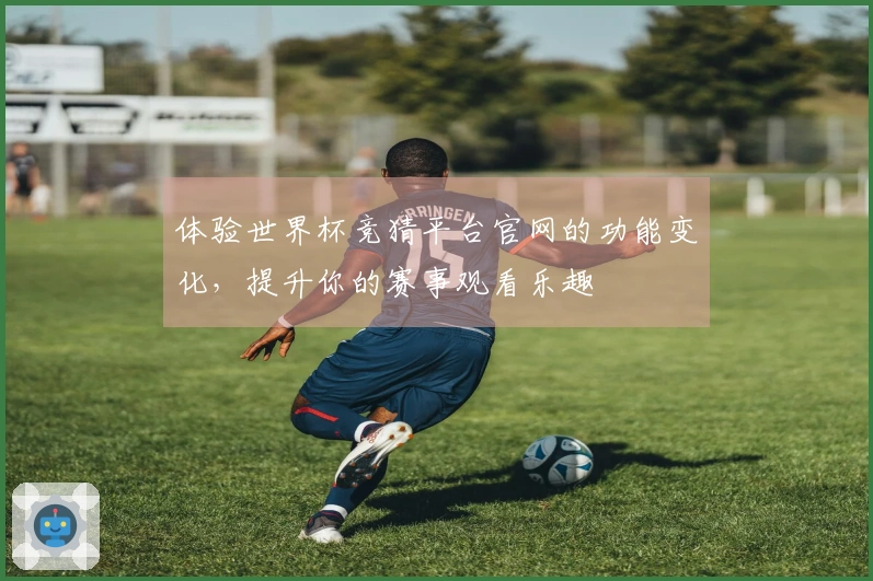 体验世界杯竞猜平台官网的功能变化，提升你的赛事观看乐趣